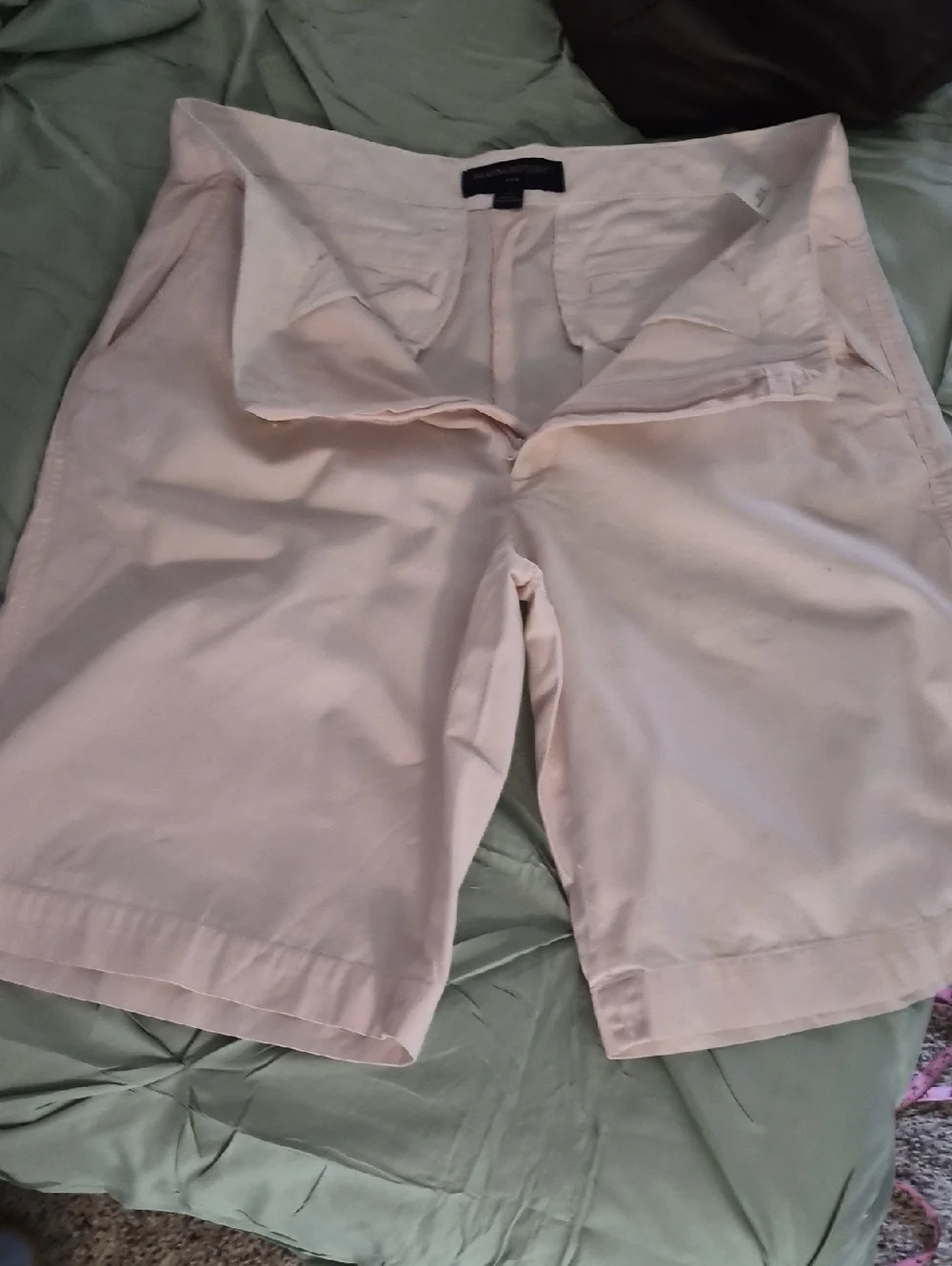 Banana Republic Men's Lt Pink Classic Chino Golf Cotton Shorts Sz 33